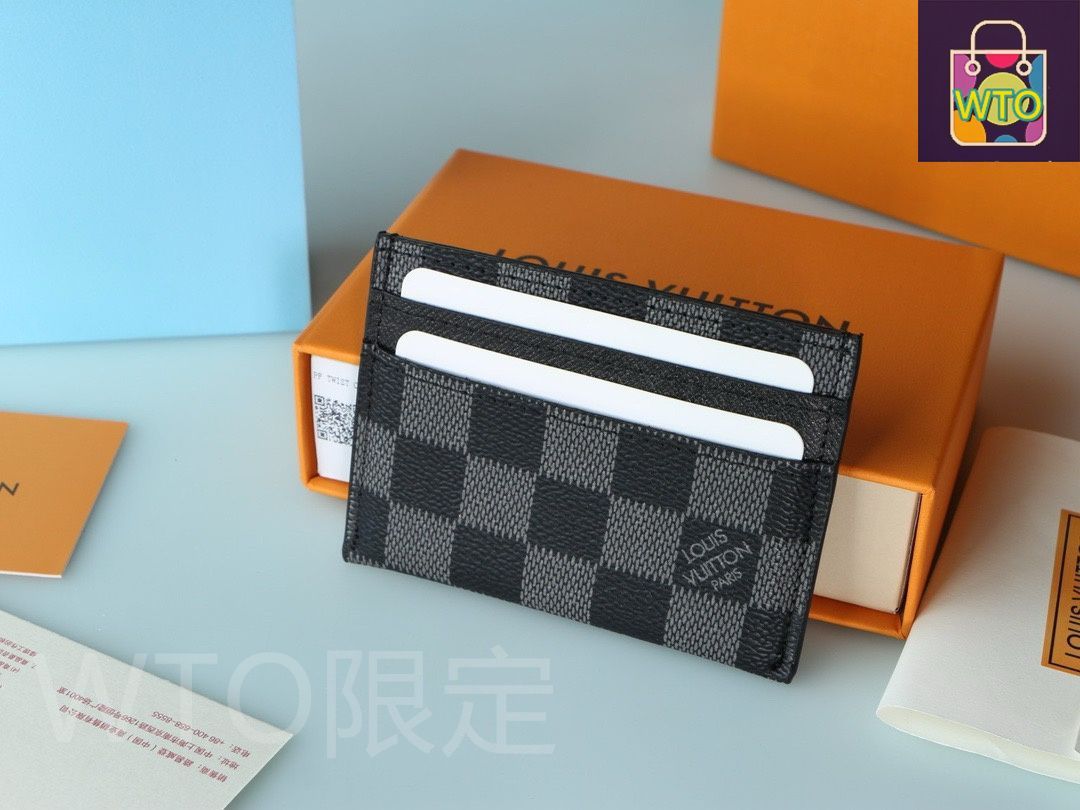 今日 Louis Vuitton ルイ ヴィトン カードケース-ウォレットシリーズ 純粋な皮革を採用する-WTO輸入2