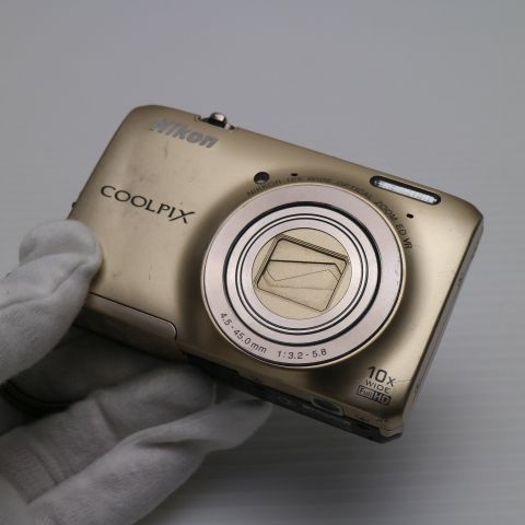 良品中古 COOLPIX S6300 エレガントゴールド 即日発送 デジカメ Nikon 