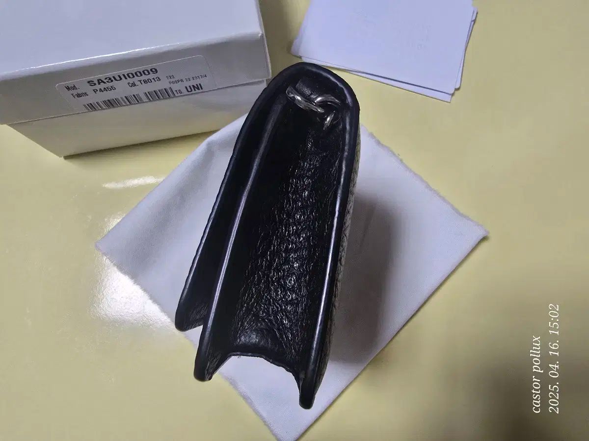 メゾンマルジェラロゴステッチミニチェーンウォールナット