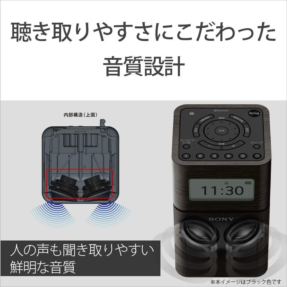 ホームラジオ ブラック