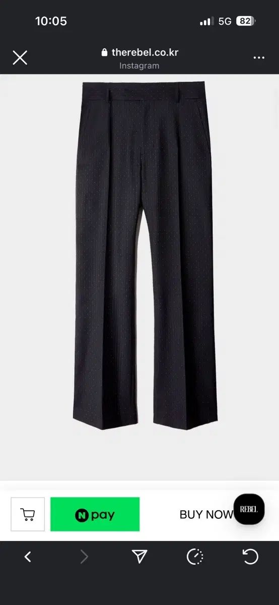 Therebel ピンストライプ セットアップ