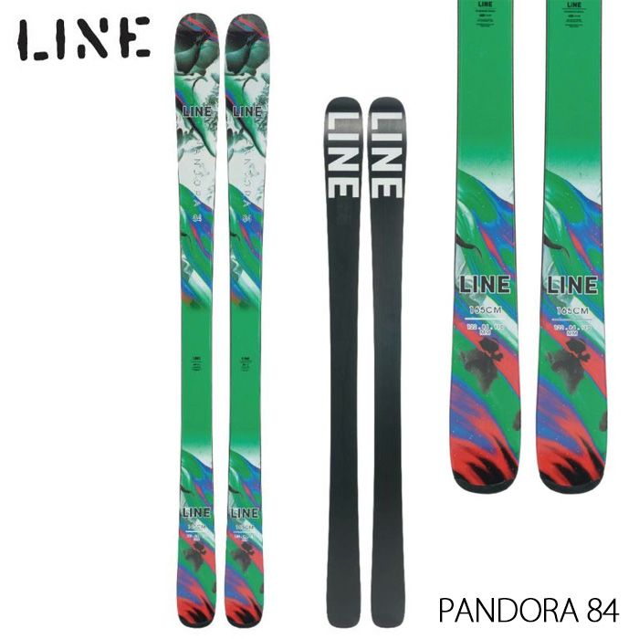 スキー板 レディース メンズ 23-24 LINE ライン PANDORA 84 パンドラ パウダー フリーライド 板のみ 日本 旧モデル