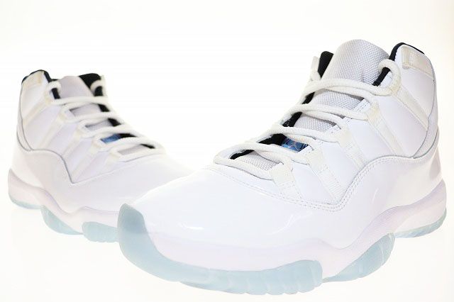 ナイキ NIKE AIR JORDAN 11 RETRO 中古 ナイキ NIKE AIR JORDAN 11 RETRO WHITE LEGEND BLUE 27.5cm