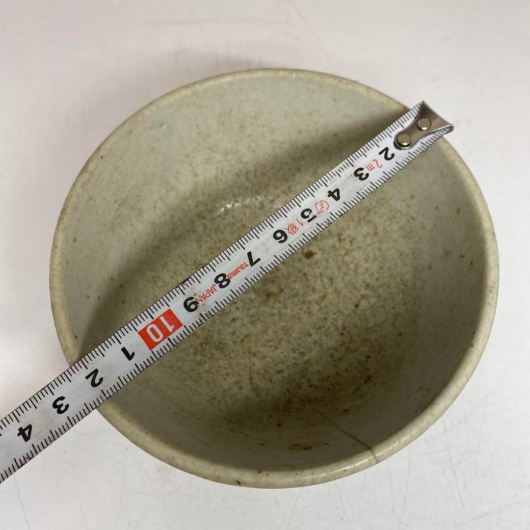 朝鮮古美術 李朝白磁茶碗 B 直径12.7cm 東H5-0903①タニチ