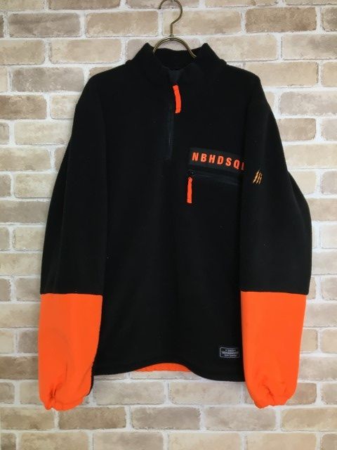 中古】19SS NEIGHBORHOOD ﾈｲﾊﾞｰﾌｯﾄﾞ SQD.FLEECE/E-JKT 191TSNH-JKM08 ﾎﾞｱﾌﾘｰｽ  ﾊｰﾌｼﾞｯﾌﾟ ﾌﾟﾙｵｰﾊﾞｰ ﾌﾞﾗｯｸ ｵﾚﾝｼﾞ M 33855749 - メルカリ