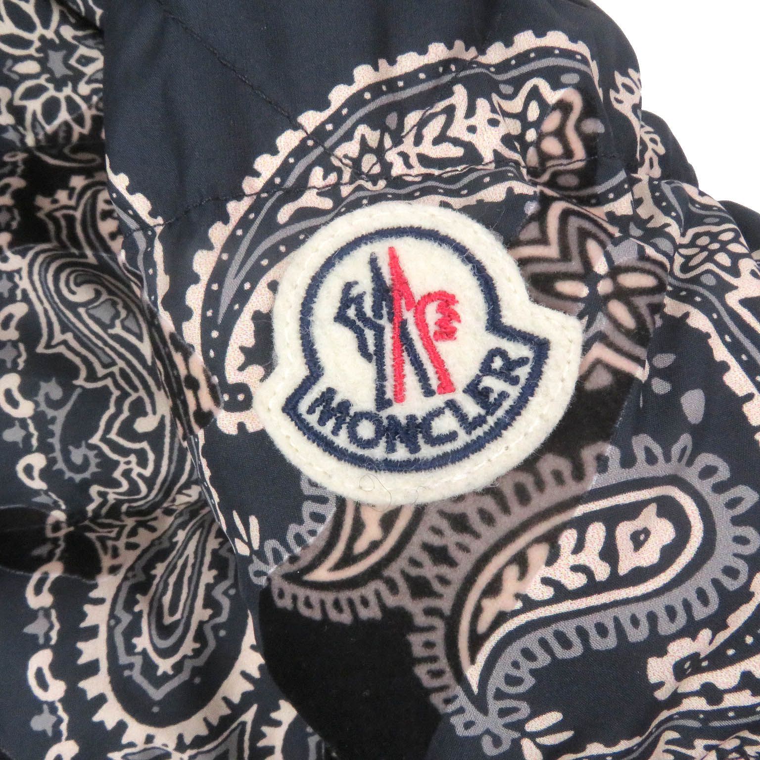 極美品□MONCLER モンクレール 21-22AW FREVILLE ペイズリー柄