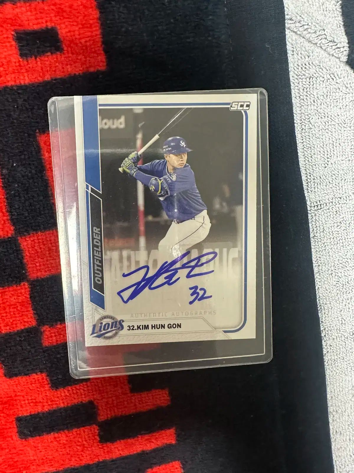 SCC 感覚 野球カード Samsung（サムスン） キム・ホンゴン オート