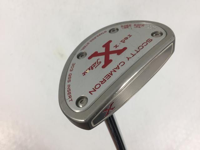 返品OK ゴルフクラブ タイトリスト スコッティ キャメロン RED X オリジナルスチール パター