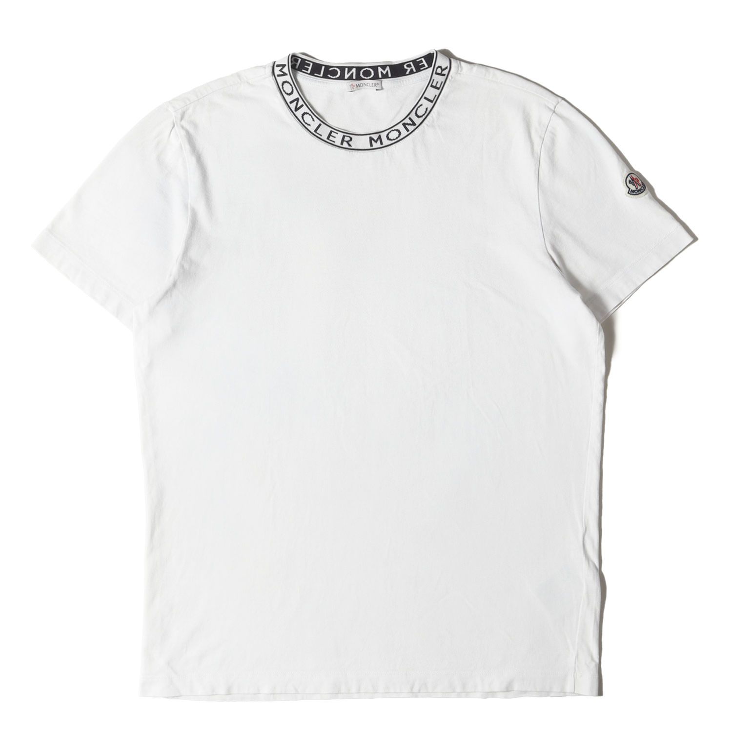 モンクレール　Tシャツsサイズ　白 MONCLER モンクレール Tシャツ Sサイズ ホワイト - メルカリ