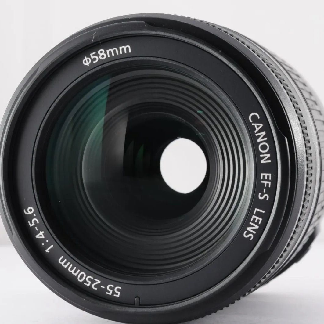 キャノン CANON EF-S LENS 55-250mm F4-5.6 AF オートフォーカス カメラレンズ