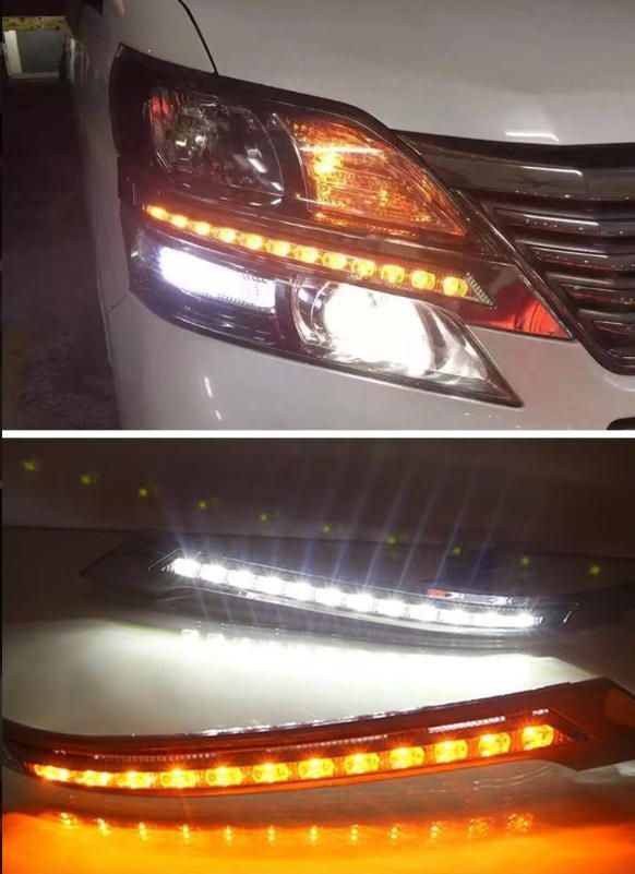 トヨタ 20系 ヴェルファイア 前期後期 メッキグリルガーニッシュ付 LED デイライト＆シーケンシャルウインカー機能