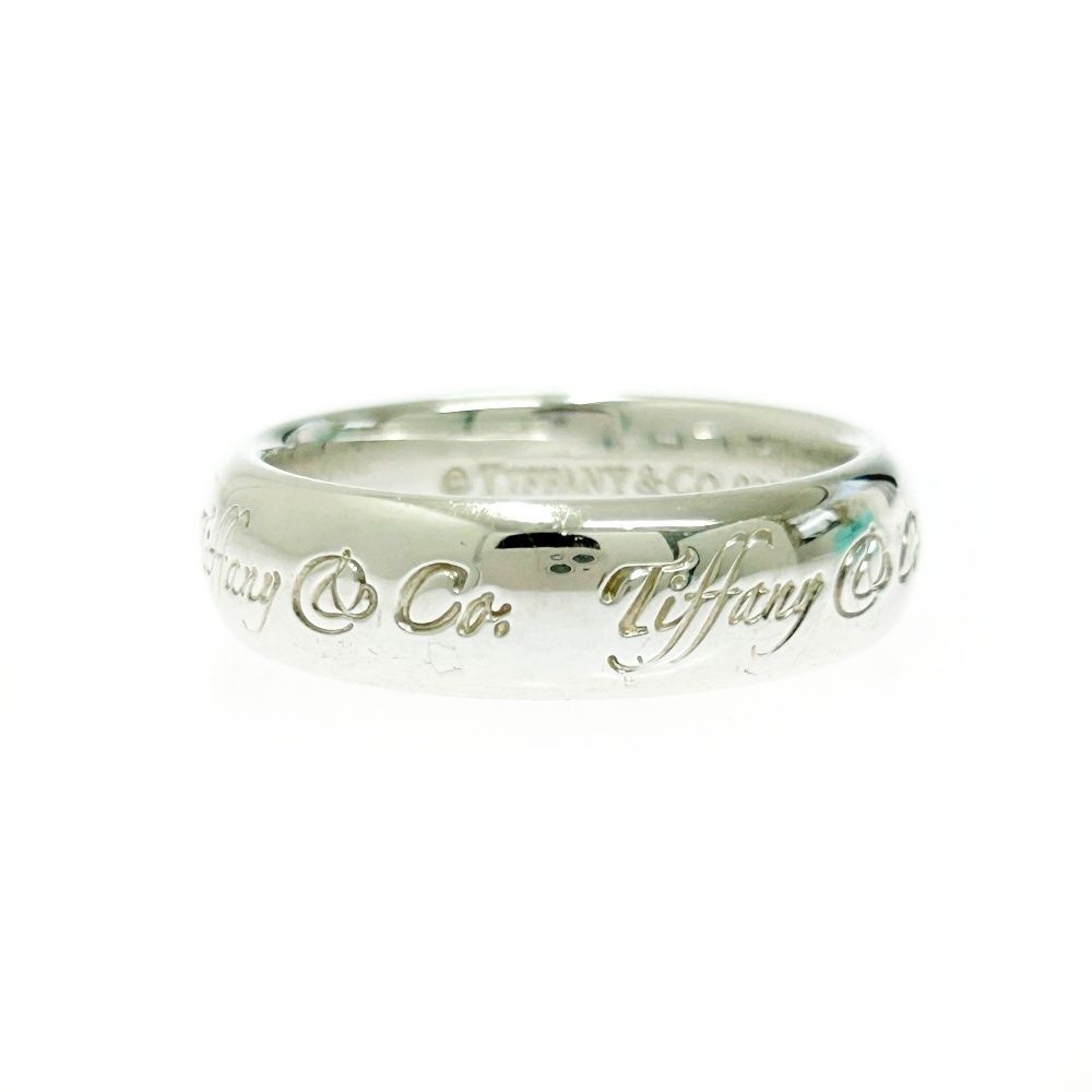 ◇ティファニー◇ ノーツ ナロー リング Ag925 シルバー 2.5 7.5号 中古】【箱付き】 TIFFANY&Co. ティファニー シルバー ノーツ