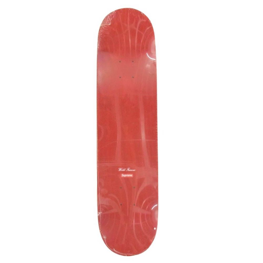 Supreme シュプリーム スポーツ用品 08AW Stained Logo Deck ロゴ スケートボード デッキ レッド系【中古】