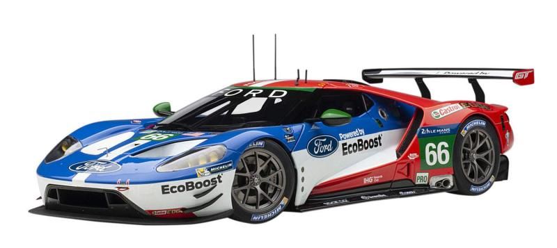 AUTOart 1|18 フォード GT 2016 66 ル マン24時間レース LMGTE Proクラス4位 完成品 81610