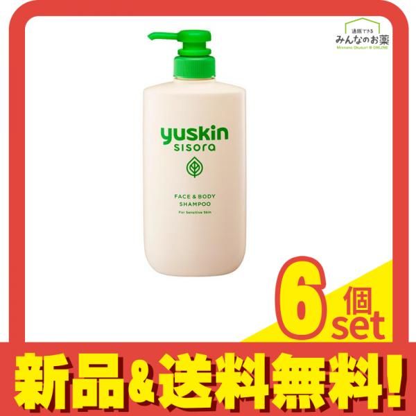 ユースキン シソラ ボディシャンプー ポンプ付きボトル 500mL 6個セット まとめ売り