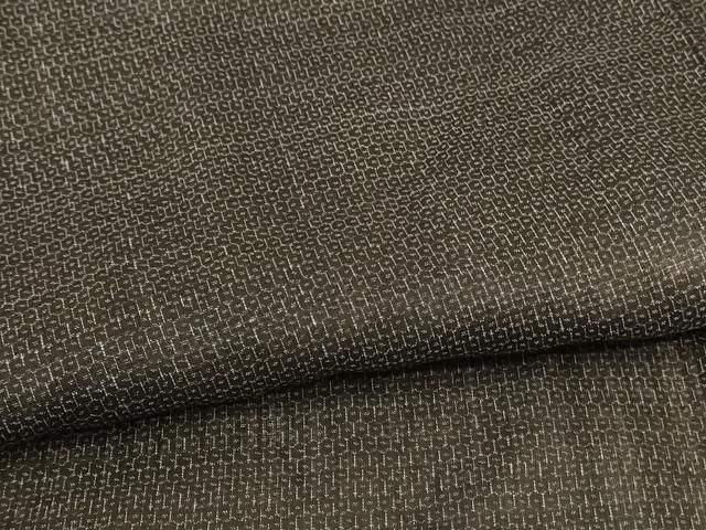 平和屋着物 夏物 男性 石川県指定無形文化財 能登上布 本麻手織上布 110亀甲 総詰め 麻 jd