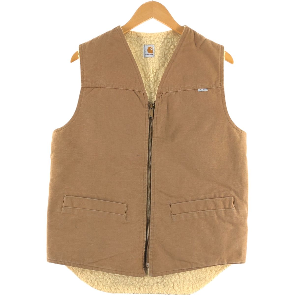 90s Carhartt カーハート　ダック地ベスト 90s Carhartt ダック地ベスト USA製 カーハート ブラック (S1428
