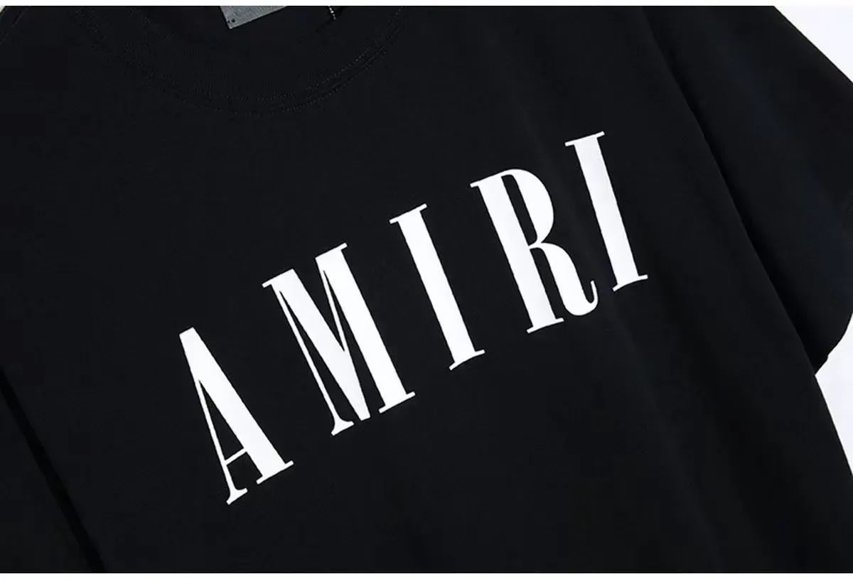 【AMIRI】アミリ CITY ロゴ 半袖 クルーネック Tシャツ 定番人気AMIRIアミリ胸ロゴ 半袖クルーネックTシャツ ユニセックス