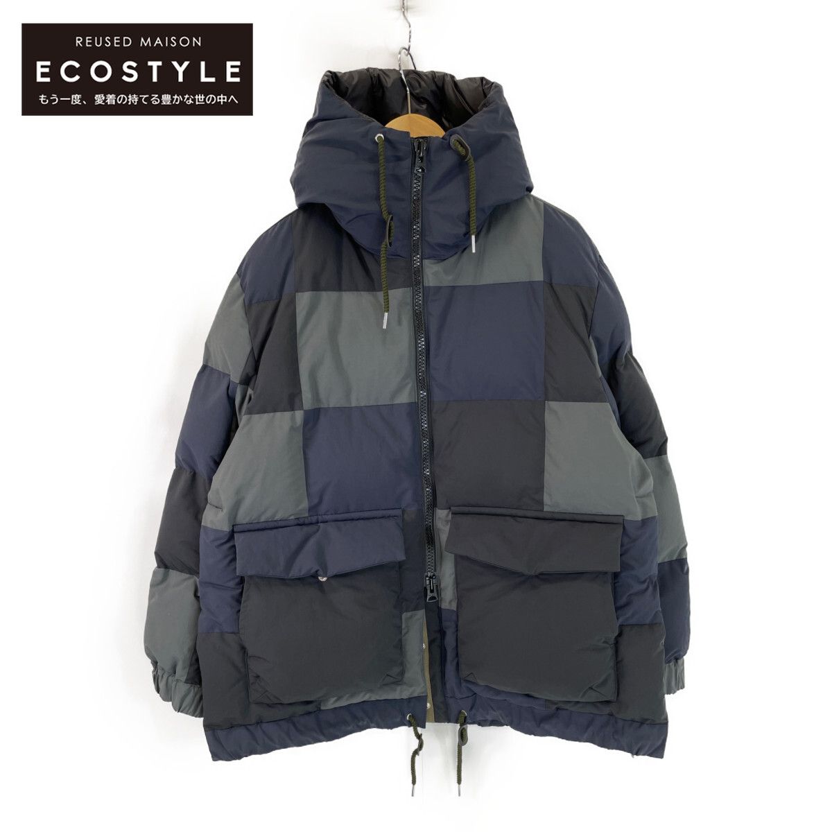 sacai サカイ 【23年製】23-03217M Patchwork Padded Blouson パッチワーク パテッド ブルゾン/ 1 -  メルカリ