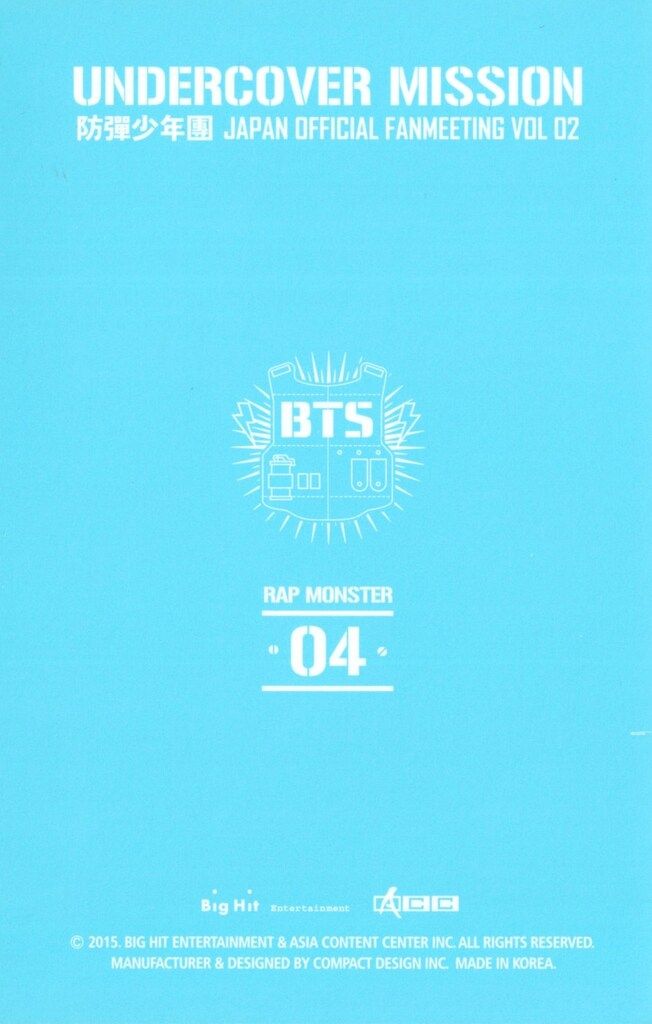 BTS 2015 UNDERCOVER MISSION JAPAN OFFICIAL FANMEETING VOL.2