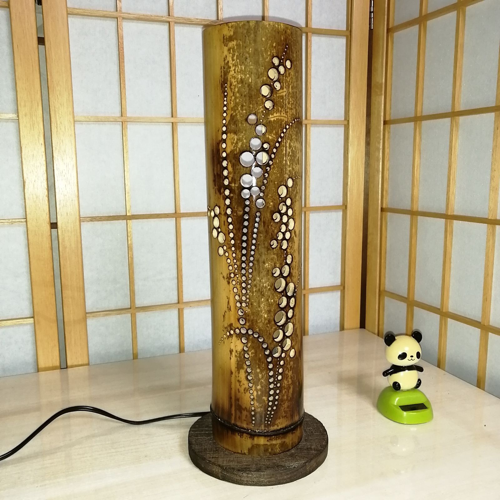 癒し灯火 竹行灯 No23263