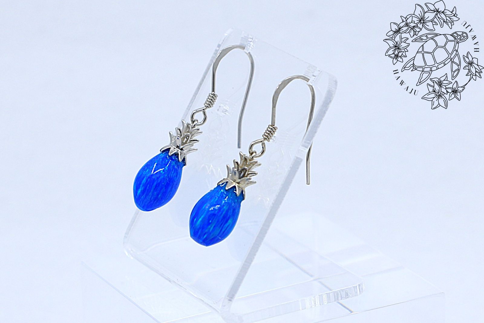 ピアス パイナップル ブルーオパール シルバー ハワイアンジュエリー ハワジュ SSE154BOPH