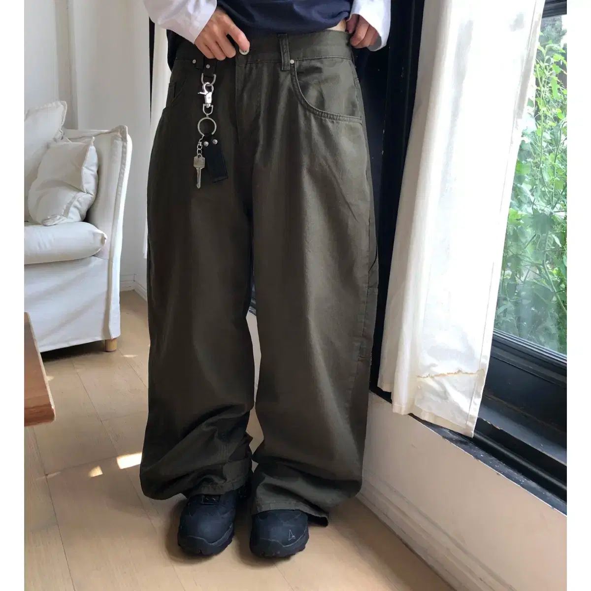 REETKEEM DRING CARPENTER PANTS カーペンター ワイド パンツ