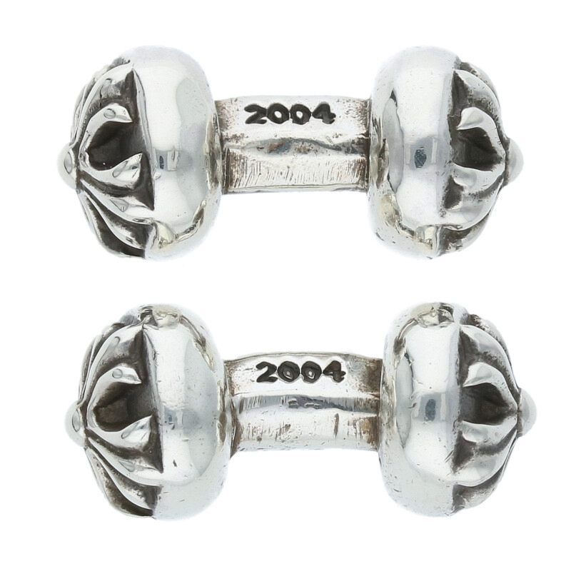 クロムハーツ CUFFS BARBELL/カフスバーベル クロスボール2個 クロムハーツ CUFFS BARBELL/カフスバーベル クロスボール2個セット