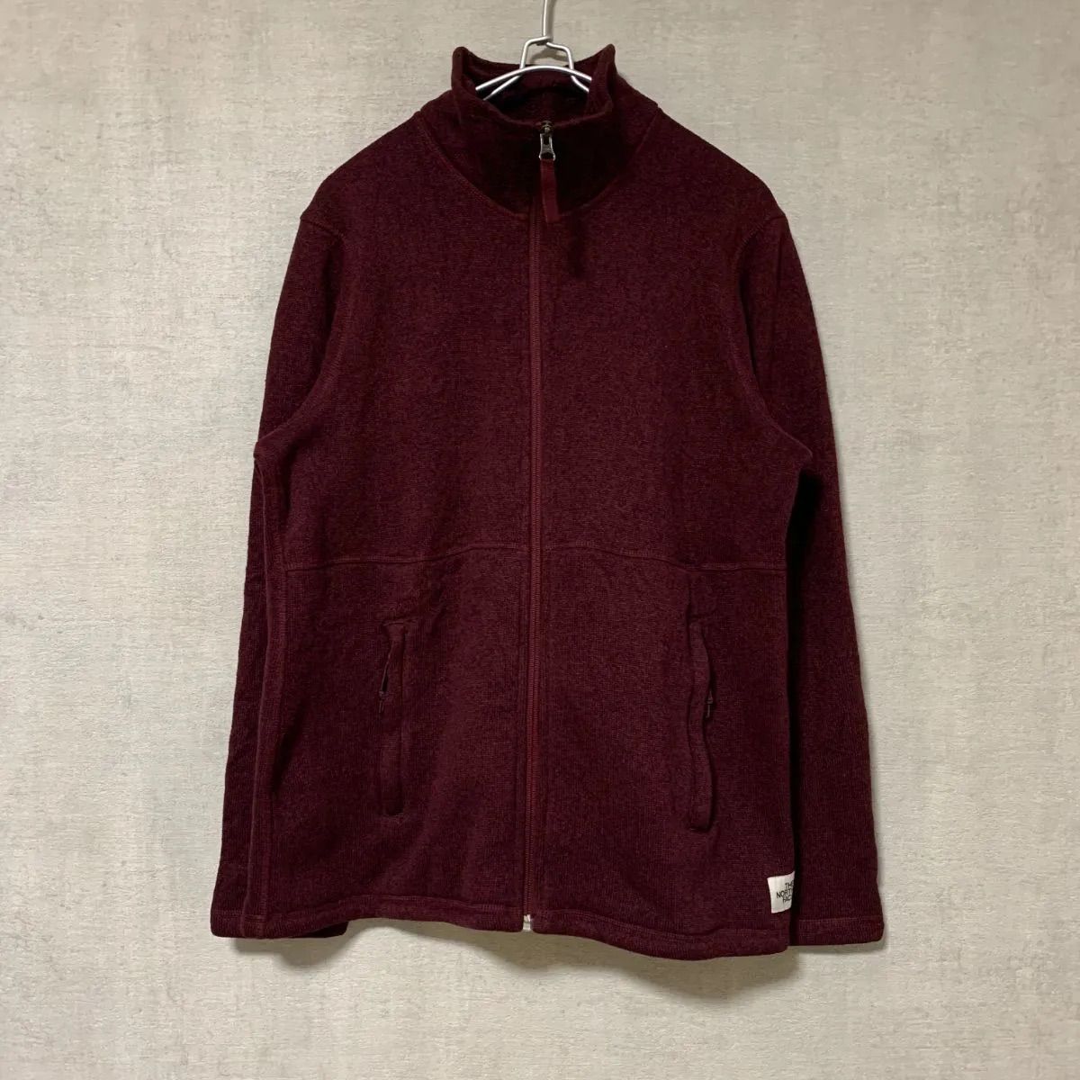 【THE NORTH FACE】茶タグ 復刻 フリースジャケット S-2920 THE NORTH FACE フリースジャケット 茶タグ 復刻 ワインレッド