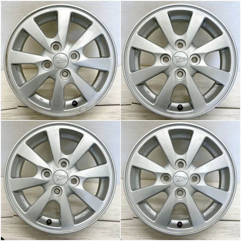 14インチ アルミ ダイハツ タント 純正 4本セット ミラカスタム タントファンクロス ミラトコット タントカスタム ムーブ キャンバス タント ミライース ムーヴ アルミホイール アルミホイール ホイール ホイル 純正ホイール ホイール