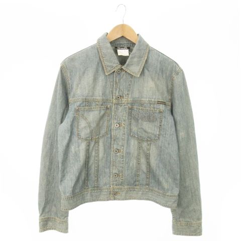D&G ドルチェ&ガッバーナ　デニムジャケット ドルチェ＆ガッバーナ デニム シアリングジャケット ブルー