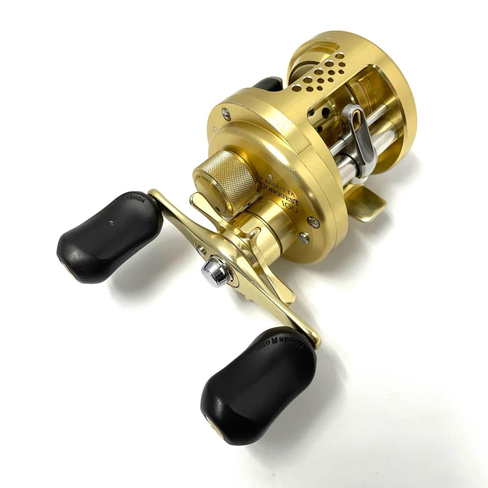 尾張小牧店 付属品なし SHIMANO | シマノ リール 01カルカッタコンクエスト 100 ベイトリール|右ハンドル 85
