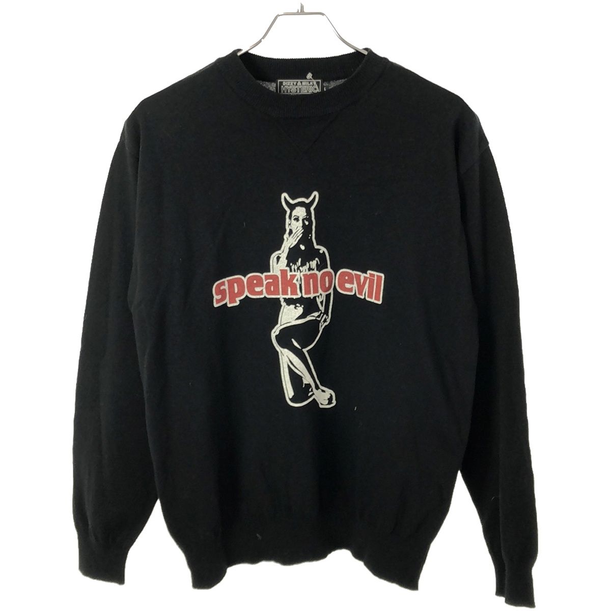 HYSTERIC GLAMOUR ヒステリックグラマー 22AW SPEAK NO EVIL ニット 