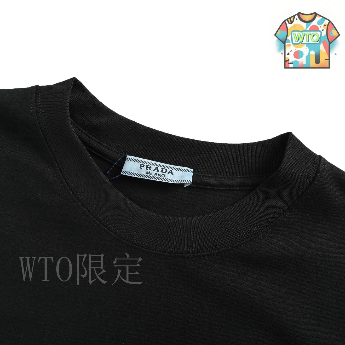 今日特価】Prada / プラダ 25ss ロゴテープ刺繍半袖 - メルカリ