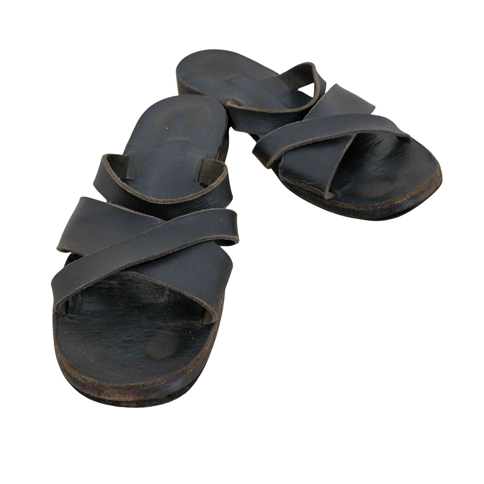 クジャクバイタクマニシザカ kujaku by Takuma Nishizaka SUIREN SANDAL レザーサンダル メンズ 表記無 