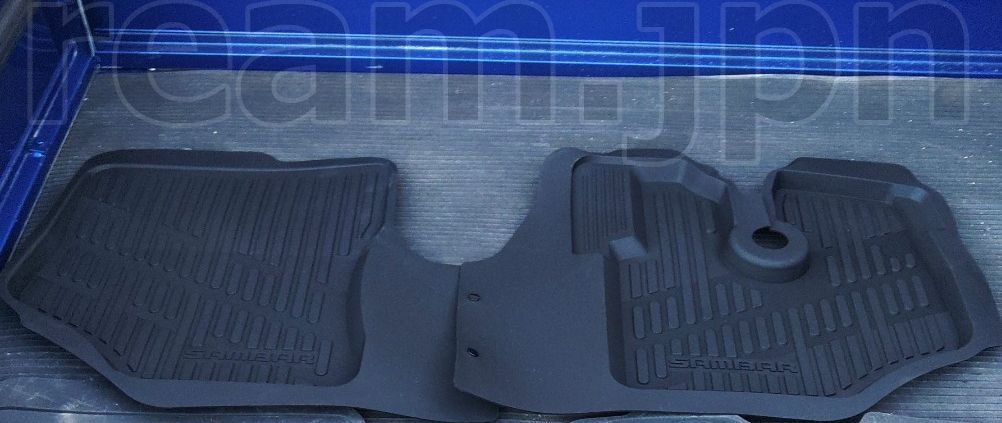 スバル純正 サンバー TT1 TT2 トレーマット AT フロアマット 運転席 助手席 セット ゴムマット ラバーマット Sambar Floor Mat JDM