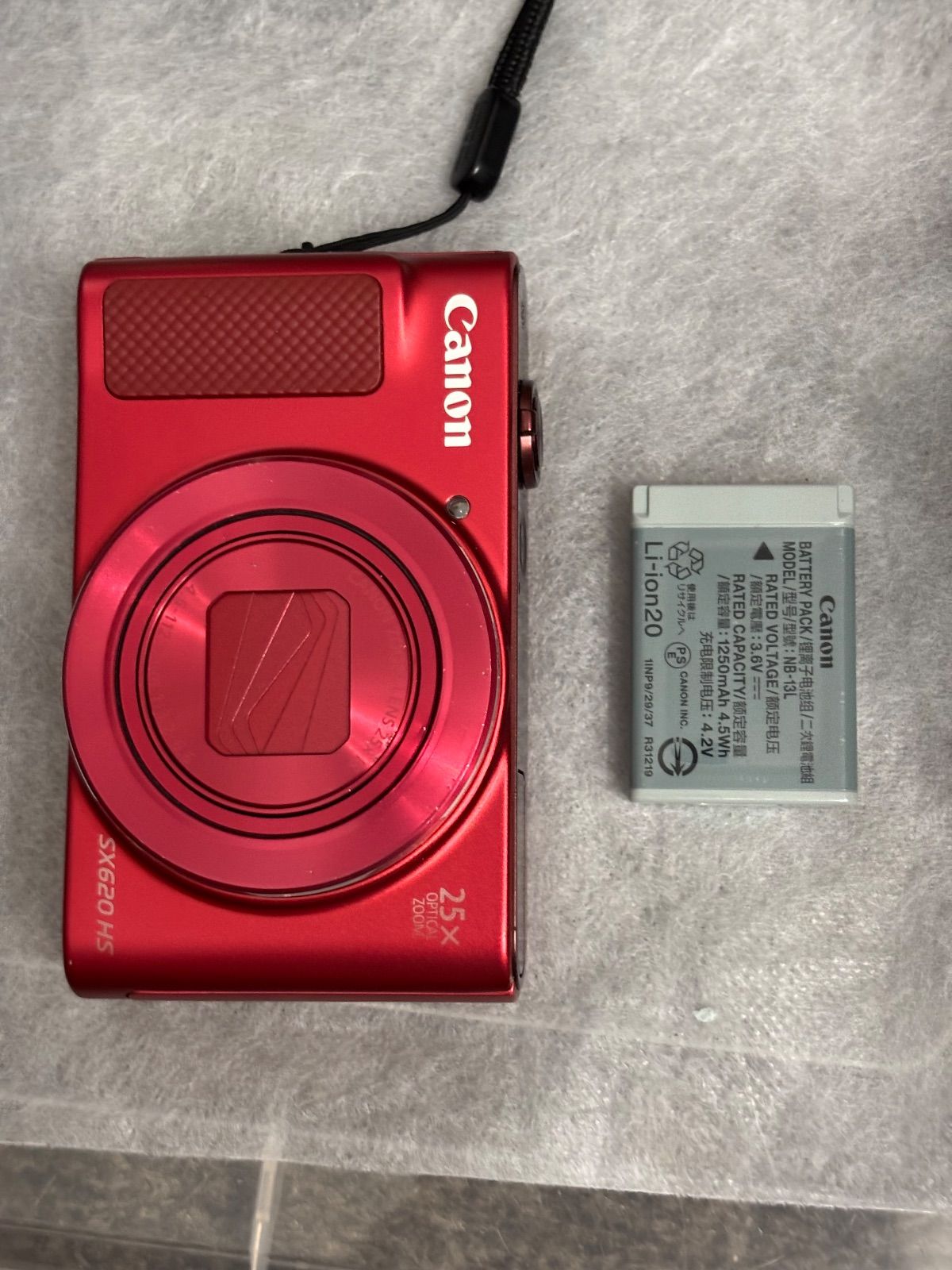 Canon PowerShot SX620 HS レッド 9101 - メルカリ
