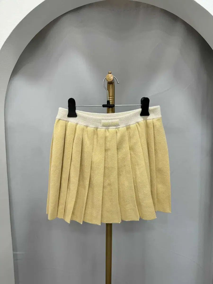 MIU MIU ミュウミュウ カシミヤ ニット ミニ スカート 36 サイズ