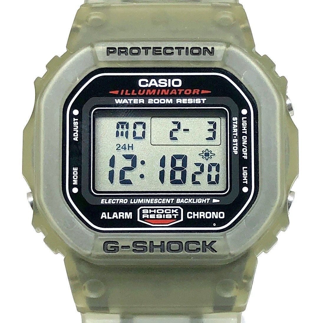 レア⭐️Gショック⭐️DW-056-8SV⭐️海外専売⭐️グレースケルトンスピード⭐️ G-SHOCK ジーショック DW-056-8SV 海外限定 日本未発売モデル