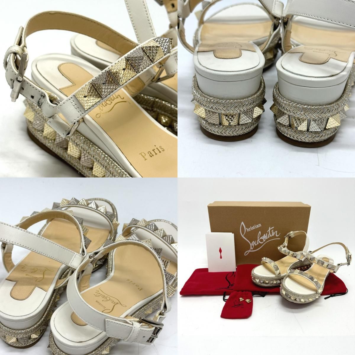 クリスチャンルブタン　スタッズ　サンダル Christian Louboutin クリスチャンルブタン サンダル スタッズ
