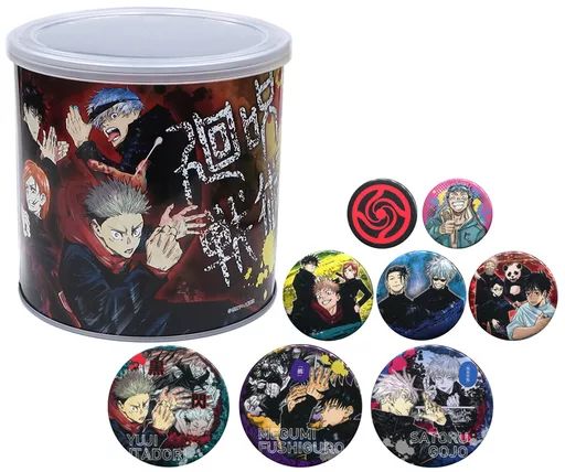 中古】バッジ・ピンズ 集合 缶バッジかんづめ 「呪術廻戦」 週刊