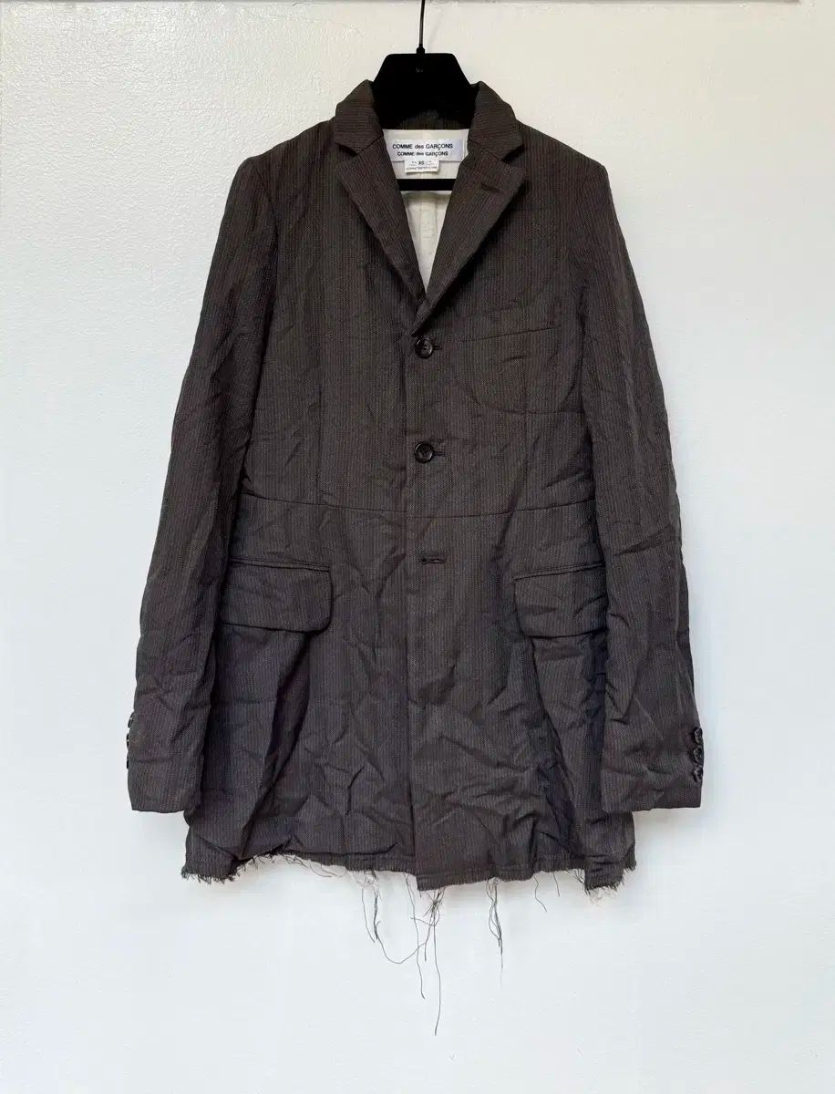 COMME des GARCONS 꼼데가르송 リンクルジャケット フレンチムード