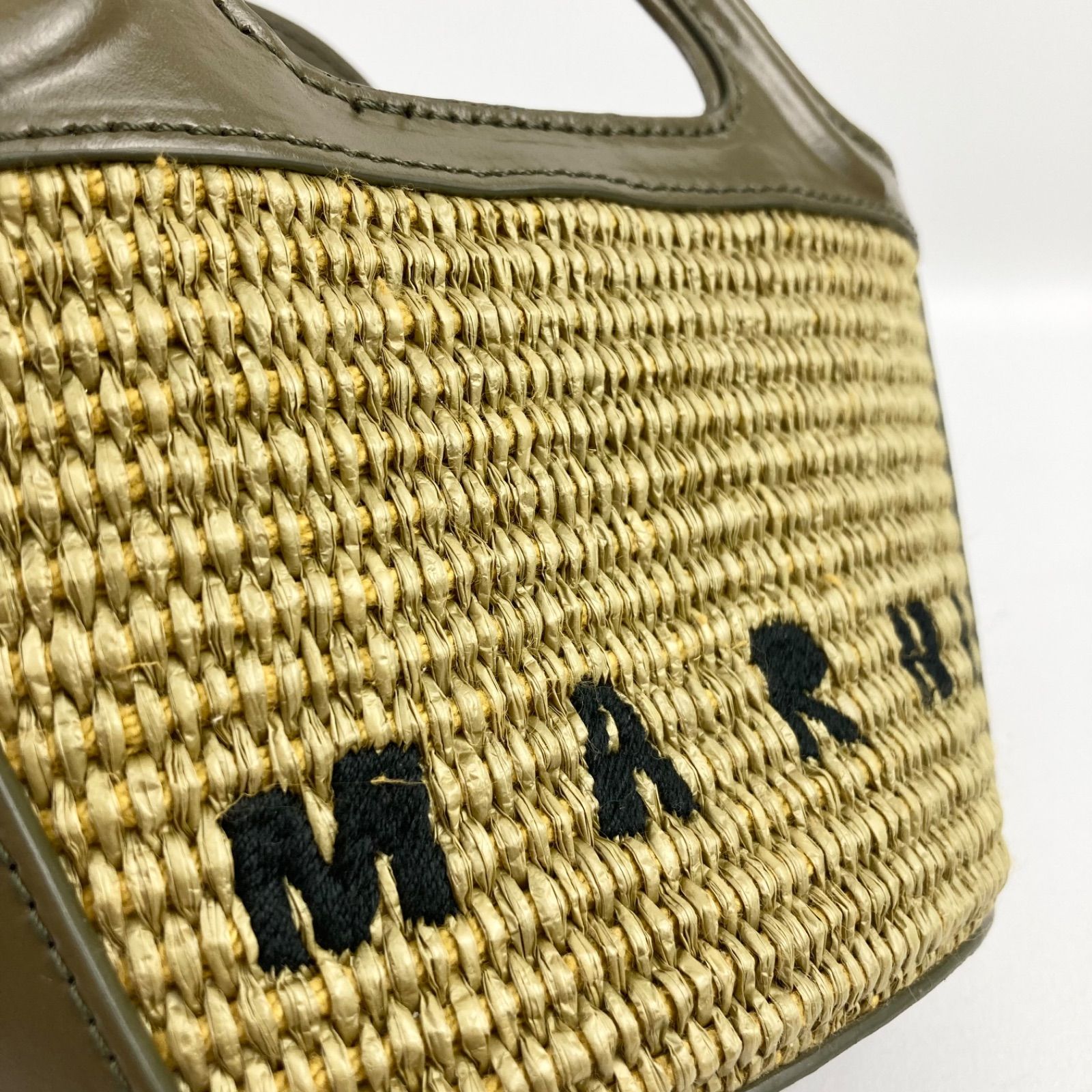 最終値下げ】MARNI マルニ トロピカリア マイクロ かごバッグ