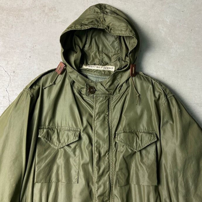 50年代 U.S.ARMY 米軍実品 PARKA-SHELL ARCTIC EX: 50-7 エクス