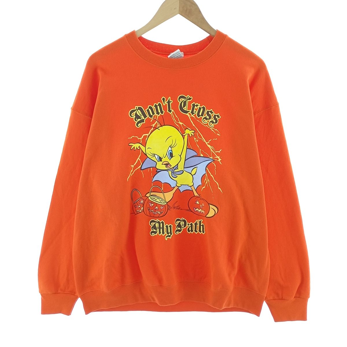 古着 90年代 LOONEY TUNES ルーニーテューンズ キャラクタースウェット 