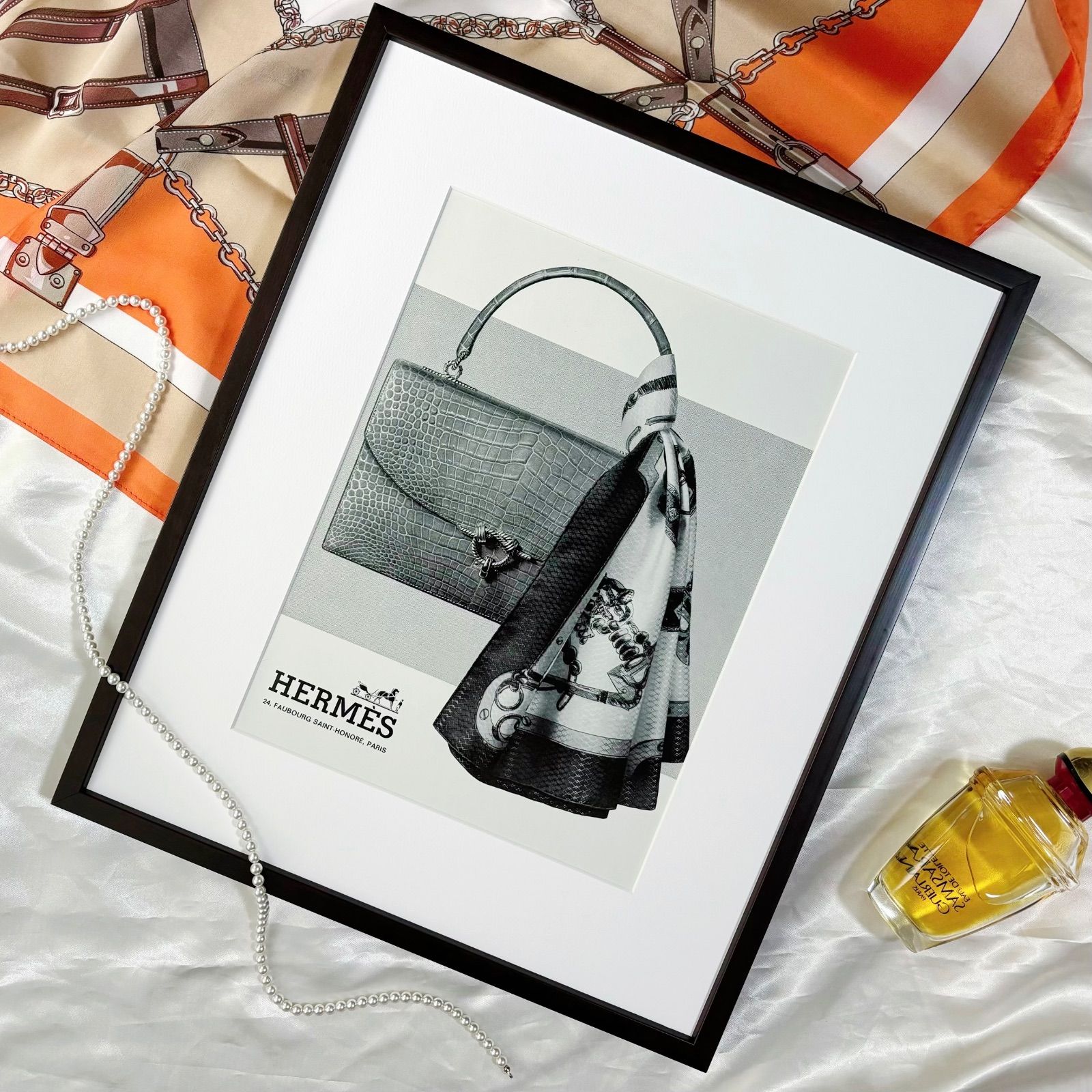 1961 広告＞HERMES エルメス ポスター ヴィンテージ アート