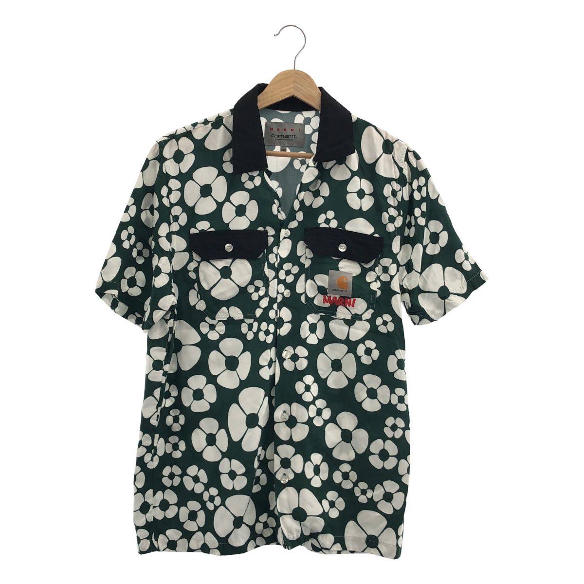 MARNI / マルニ | × carhartt / レーヨン プリント オープン