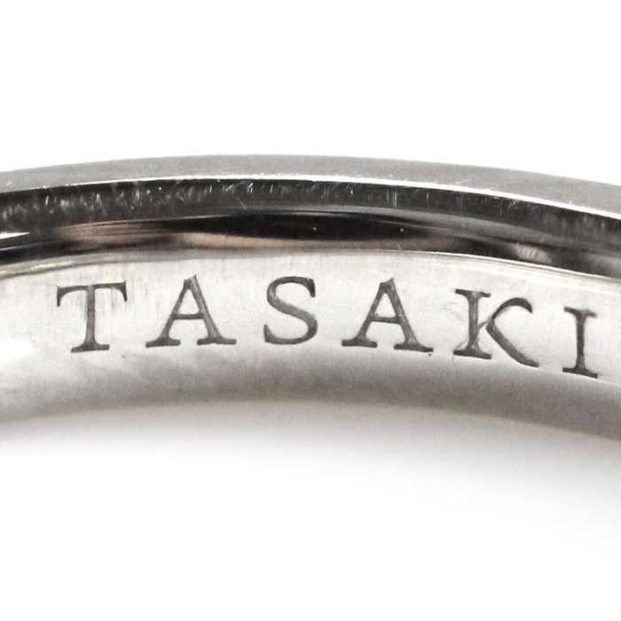 TASAKI タサキ Pt950プラチナ スペランザ ハーフエタニティ 23 リング