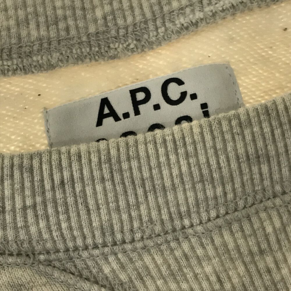 Sacai サカイ 21SS×A.P.C. LOGO PRINT SWEAT CREW 21E2-COEON-M27656