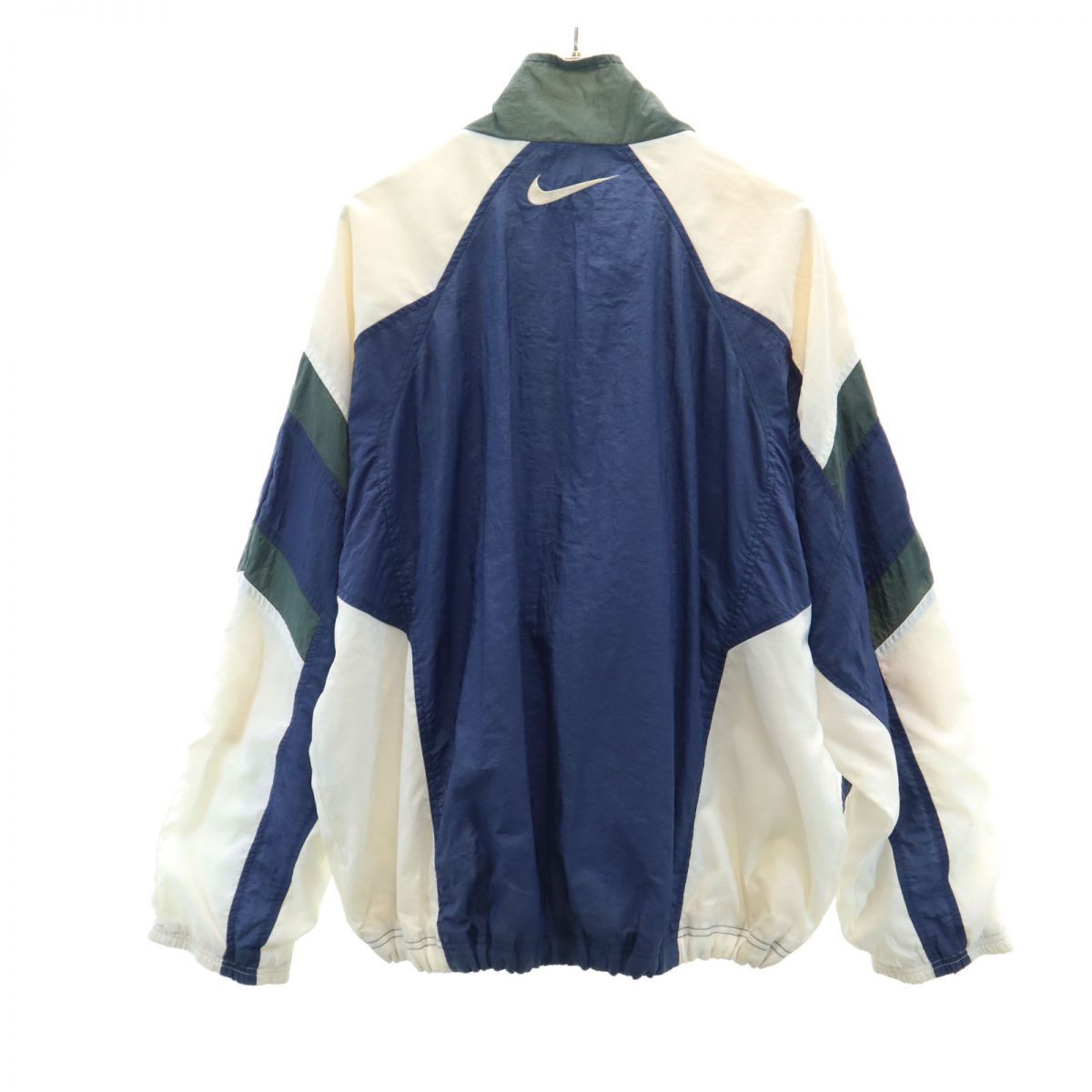 ナイキ 90s オールド 白タグ ナイロンジャケット XL ネイビー系 NIKE 